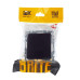BRITE Розетка 1-местная с заземлением с защитными шторками и крышкой 16А IP44 РСбш10-3-44-БрЧ черный IEK
