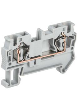 Клемма пружинная КПИ 2в-4 41А серая IEK