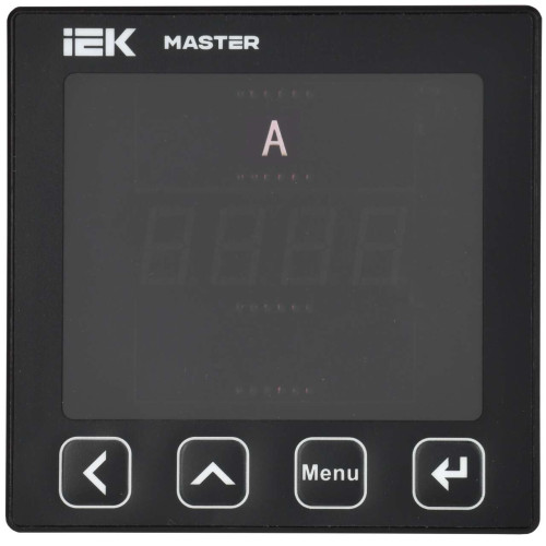 Амперметр цифровой щитовой однофазный RS-485 96х96 LED MASTER IEK