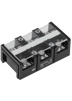 Блок зажимов наборный БЗН ТС-1003 35мм2 100A 3 пары IEK