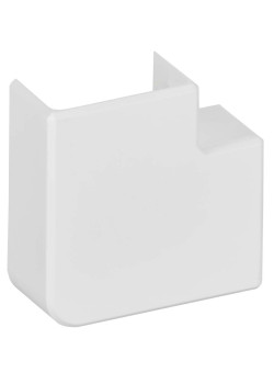 METRA MINI Поворот на 90град 20х12мм белый