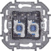 INSPIRIA Розетка компьютерная двойная RJ45 категория 6 UTP слоновая кость