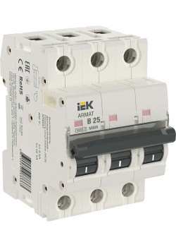 ARMAT Автоматический выключатель M06N 3P B 25А IEK