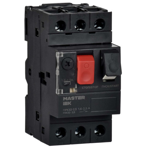Пускатель ПРК32-2,5 In=2,5A Ir=1,6-2,5A Ue 660В IEK