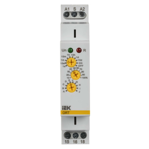 Реле времени ORT многофункциональное 1 контакт 12-240В AC/DC IEK