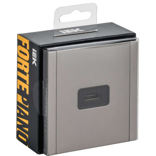 FORTE&PIANO Розетка HDMI FP740M металл никель IEK FORTE&PIANO Розетка HDMI FP740M металл никель IEK