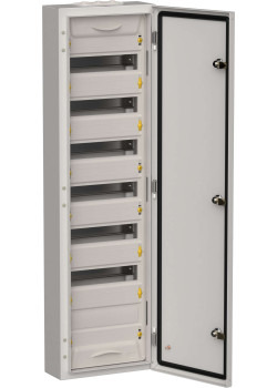 TITAN 5 Корпус металлический ЩРн-84 (1х84) 1085х310х140мм IP54 серый (одна дверь) IEK