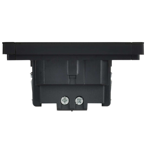 FORTE&PIANO Выключатель 1-клавишный перекрестный 10А FP112M металл черный IEK