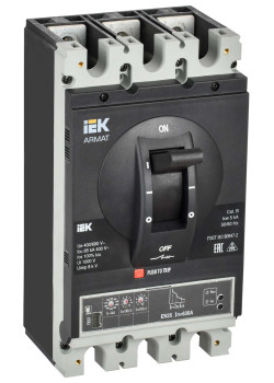 ARMAT Автоматический выключатель в литом корпусе 3P типоразмер I 85кА 630А расцепитель электронный стандартный IEK