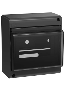 UNION Mini Корпус пластиковый КМПн-6 IP30 черный IEK