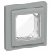 FLITE Рамка 1-местная IP55 Рпро-1-55-ФлС серый IEK FLITE Рамка 1-местная IP55 Рпро-1-55-ФлС серый IEK