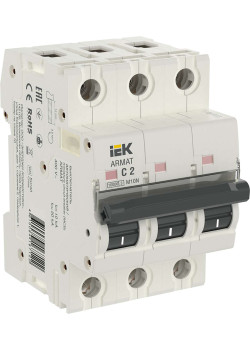 ARMAT Автоматический выключатель M10N 3P C 2А IEK