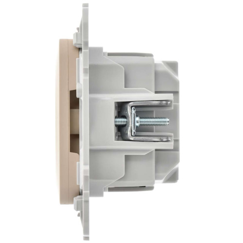 FLITE Розетка с заземлением с защитными шторками безвинтовое крепление 16А РСш11-1-ФлЛ льняной IEK FLITE Розетка с заземлением с защитными шторками безвинтовое крепление 16А РСш11-1-ФлЛ льняной IEK