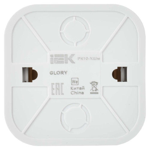 GLORY Розетка для открытой установки компьютерная RJ45 кат.5E РК10-ХШм шампань матовый IEK