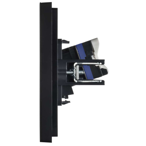 FORTE&PIANO Розетка компьютерная RJ45 кат.6 FP131M металл черный IEK