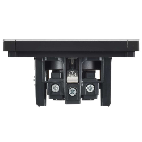 FORTE&PIANO Розетка 1-местная с заземлением без защитных шторок винтовое крепление 16А FP216M металл белый IEK