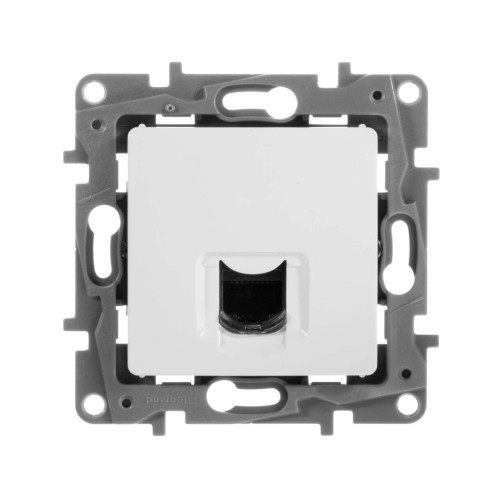 ETIKA Розетка компьютерная RJ45 категория 6 UTP белый