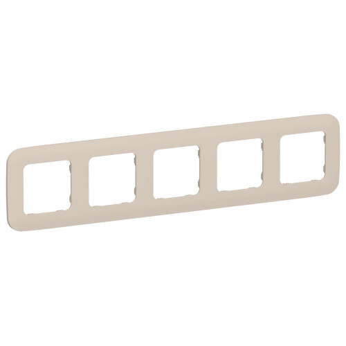 FLITE Рамка 5-местная РУ-5-А-ФлЛ льняной IEK