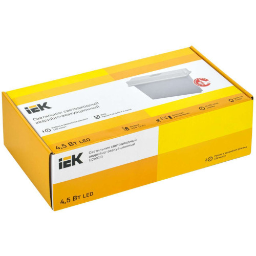 Светильник аварийный ССА1010 3ч универсальный IP65 IEK