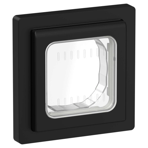 FLITE Рамка 1-местная IP55 Рпро-1-55-ФлЧ черный IEK