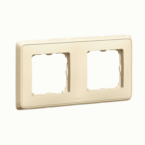 Cariva DIY Рамка 2 поста слоновая кость