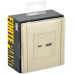 FORTE&PIANO Розетка USB A+C 18Вт FP451 ваниль IEK