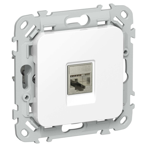 FLITE Розетка компьютерная RJ45 категория 6 STP РК6-1-1-ФлБ белый IEK