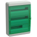 TEKFOR Корпус пластиковый КМПн-54 IP65 зеленая прозрачная дверь IEK