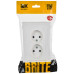 BRITE Розетка 2-местная без заземления без защитных шторок 10А в сборе РС12-2-БрАБ арктический белый IEK
