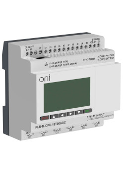 Микро ПЛК PLR-M. CPU DI12/DO06(T) 24В DC ONI