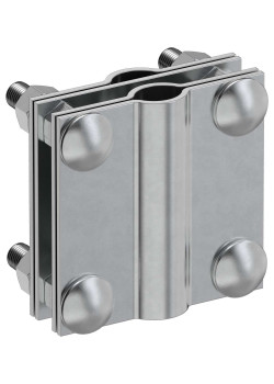 Зажим заземления с разделителем крестообразный стержень-полоса/пруток оцинкованная сталь HDZ IEK