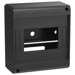 UNION Mini Корпус пластиковый КМПн-6 IP20 без двери черный IEK