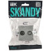 SKANDY Розетка двойная TV+SAT SK-A13S серебряный IEK