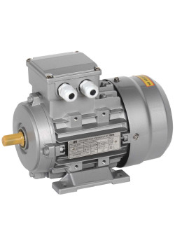 Электродвигатель асинхронный трехфазный АИС 63C2 380В 0,37кВт 3000об/мин 1081 DRIVE IEK