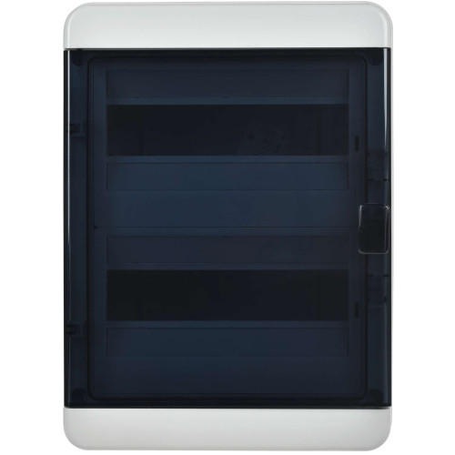 TEKFOR Корпус пластиковый КМПн-24 IP65 черная прозрачная дверь IEK