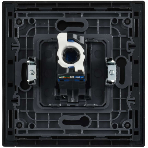 FORTE&PIANO Розетка компьютерная RJ45 кат.6 FP231M металл белый IEK