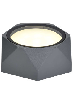 Светильник уличный 5304 потолочный под лампу GX53 IP65 серый IEK