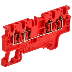 ARMAFIX Клемма пружинная CX2.5-4 четырехконтактная красная IEK