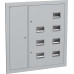 Корпус металлический ЩЭ-7-Э 36 IP31 (слаботочный отсек слева) LIGHT IEK