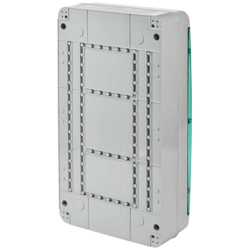 TEKFOR Корпус пластиковый КМПн-36 IP65 зеленая прозрачная дверь IEK
