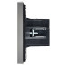 FORTE&PIANO Розетка USB A+C 18Вт FP551 сталь IEK