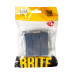 BRITE Выключатель 3-клавишный 10А ВС10-3-0-БрМ маренго IEK