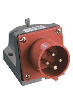 Вилка стационарная ССИ-514 3Р+РЕ 16А 380-415В IP44 IEK