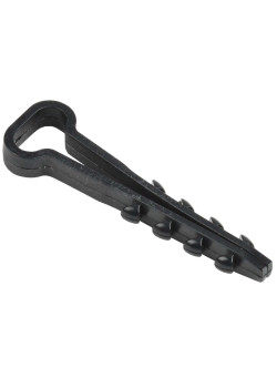 Дюбель хомут 5х8мм нейлон черный (100шт) IEK