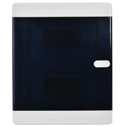 UNION Compact Корпус пластиковый ЩРН-П-18 IP41 черная прозрачная дверь IEK