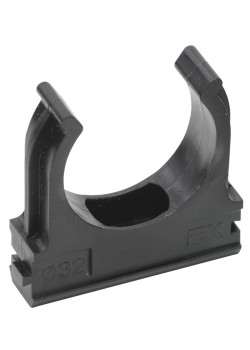 ELASTA Держатель с защелкой CF32 черный (5шт/компл) IEK