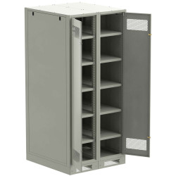 ITK LINEA B Шкаф (пустой) 2000х900х950мм двустворчатая металлическая дверь серый