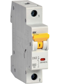 Автоматический выключатель ВА47-60МА без теплового расцепителя 1P 63А 6кА D IEK