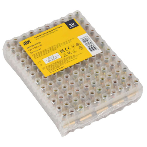 Зажим контактный винтовой ЗВИ-20 4,0-10мм2 12пар IEK