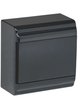 PRIME Корпус пластиковый ЩРН-П-6 модулей навесной черный IP41 IEK